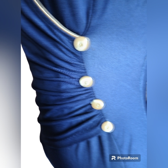 Longitude One Piece Swimsuit Dark Blue & Yellow Swimwear for Women Size S. - Picture 5 of 15